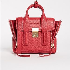 3.1 Phillip Lim Pashli Mini Satchel in Red/Gold